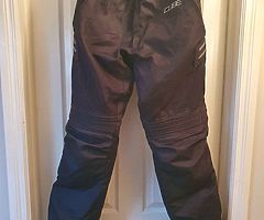 Waterproof motorbike trousers