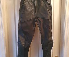 Leather trousers ladies