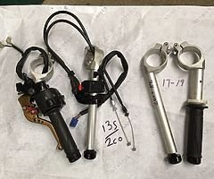 Yamaha R6 standard clip ons