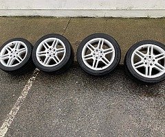 17” Mercedes AMG alloys Good Tyres