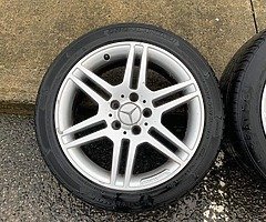 17” Mercedes AMG alloys Good Tyres - Image 5/7