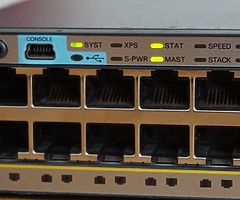 CISCO TNY-WS3750X-48-Port Gigabit POE Network Switch