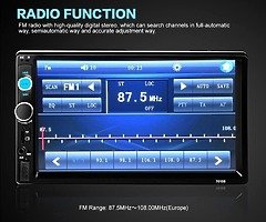 7 inch Bluetooth mp5 car radio video phone mirroring + free 12 Led reversing camera - Image 5/10