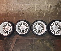 17" 4x100 alloys