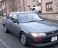 Corolla lowering springs 40mm