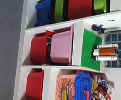 Drawers and white stand