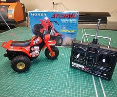Shinsei atc 250r rc three wheeler. Boxed, fully working, even has a working headlight