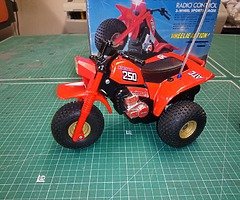 Shinsei atc 250r rc three wheeler. Boxed, fully working, even has a working headlight