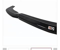 Mercedes c class facelift splitter