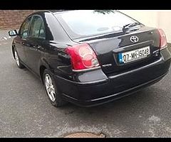 2007 toyota avensis 2.0 d4d