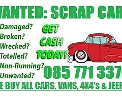 Wanted: Scrap Cars