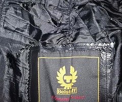 Belstaff leather motorcycle trousers size 32 waist