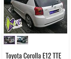 E12 corolla