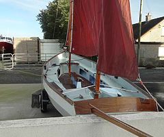 Drascombe Longboat in original condition with Yamaha 5HP outboard. Ready for the summer. Boat. Sail - Image 3/4