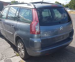2008 CITROEN C4 GRAND PICASSO 1.6 HDI AUTOMATIC FOR BREAKING