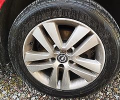 Astra 16" alloys with brand new tyres