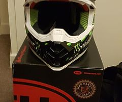 Bell Moto9 Flex McGrath large + Answer Elite Gear 34/large