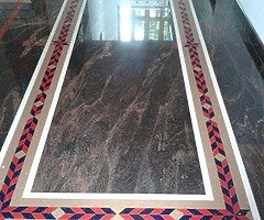 Granite floor work