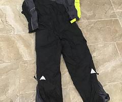 Motorcycle wet suit one piece