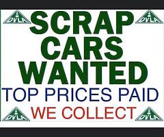 Scrap cars wanted-ph:07724014941