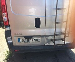 Opel vivaro no doe or tax