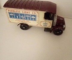 Two corgi advertising trucks
