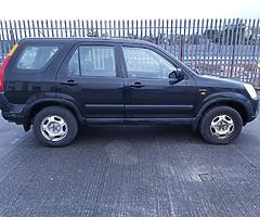 2002 honda crv 9 months tax