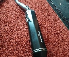 twin exhaust for k 1600 gt are gle