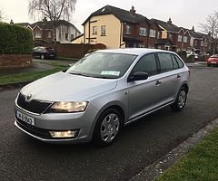 Skoda Rapid Sportback Automatic 1.6 Tdi. 2014. New Timing belt and. New Nct. Full Service. 208 k klm