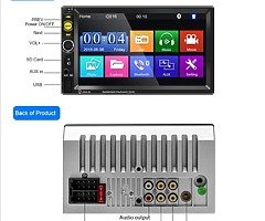 7 inch Bluetooth mp5 car radio video phone mirroring brand new - Image 5/10