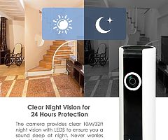 Wireless Security IP Camera System 720P HD WiFi Smart Home Surveillance Video Cam Two Way Talk Night - Image 3/7