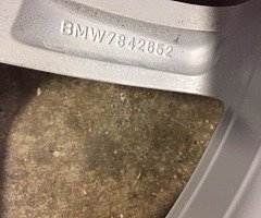 19’ Genuine BMW 351 M Sport 5x120 alloy wheels - Image 6/6