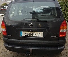 02 Opel Zafira 1.6 Petrol - Image 3/4