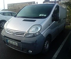 Nissan Primastar speed braking only