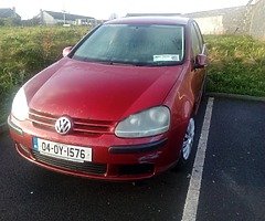golf 1.4 braking only