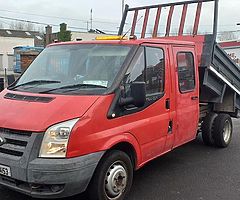 08 Ford transit crew cab tipper new doe - Image 2/5