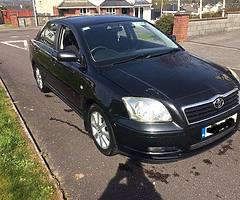 2006 Toyota avensis 1.6 black