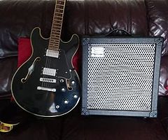 Aria pro11 with 60watt Roland cube Amp - Image 3/4