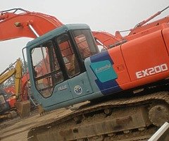 We buy excavators