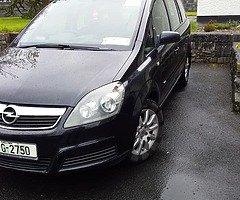 07 Opel Zifera 1.6 petrol nct till September