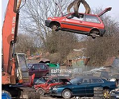 I buy cars vans pickups scrap batteries ect