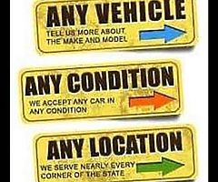 All type of cars and vans bought for cash