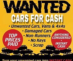 Unwanted scrap cars vans jeeps trucks campers collected at a time that suits you! End of life certs
