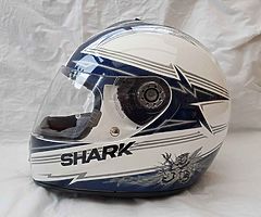 Shark motorcycle helmet, size S
