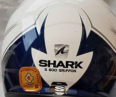 Shark motorcycle helmet, size S