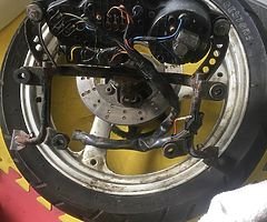 Yamaha TZR 125 clocks and bracket - Image 1/3