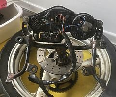 Yamaha TZR 125 clocks and bracket - Image 2/3