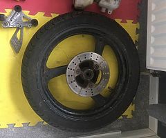Yamaha TZR 125 back wheel
