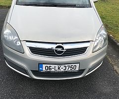 Opel Zafira seven seater 2006