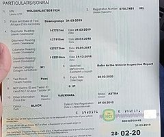 Opel Astra 1.3 CDTI diesel, 6speed , JUST PASSED NCT